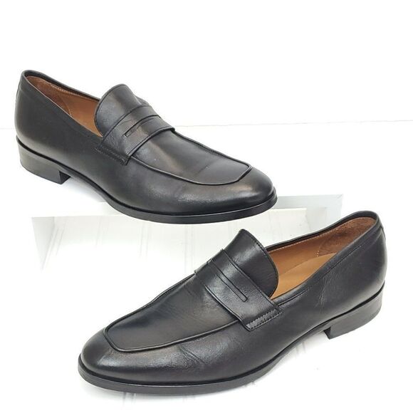 To Boot New York Men\'s Wakefield Penny Loafers in Black US 10.5 main image 5